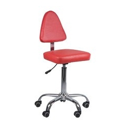 Taboret kosmetyczny z opar. BD-9937/14 czerwony